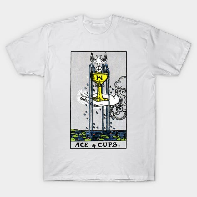 Ace of Cups Tarot T-Shirt by Phantastique